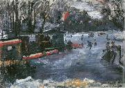 Lovis Corinth Eisbahn im Berliner Tiergarten France oil painting artist